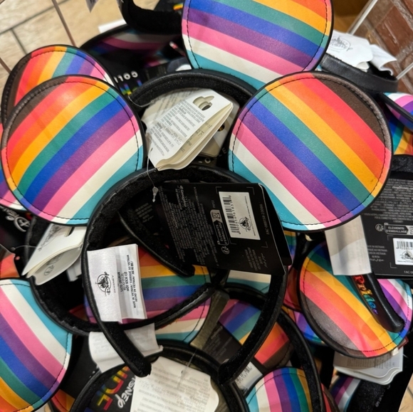 Disney pride rainbow ears new with tag - Picture 2 of 3